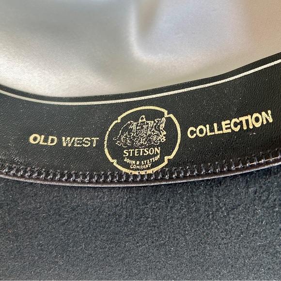 Stetson GUS 4X Black Felt Hat. Old West Collection - Picture 8 of 8